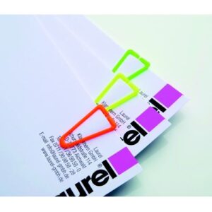 CL2001 | Laurel Plastic Paper Clips 35mm Assorted Pack 200 Y1303