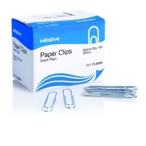 CL8899 | Initiative Paperclips Giant Plain 50mm Pack 100