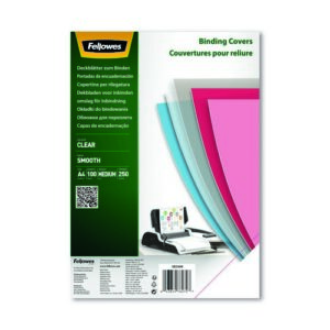 CO7104 | Fellowes Binding Covers 250m Pet 100s