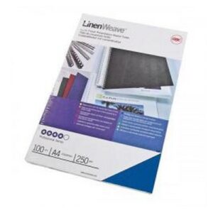 CO7351 | GBC A4 Royal Blue Binding Covers 250gm Pack 100 CE050029