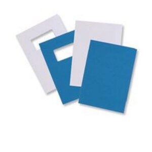 CO7368 | GBC Cover A4 Window Blue Pack 25 Pairs 46735E