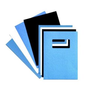 CO7377 | GBC Binding Cover Leather Grain Window A4 Black 25s 46705E
