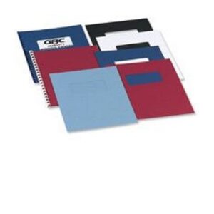 CO9747 | GBC Binding Cover Leather Grain Plain A4 White 100s CE040070