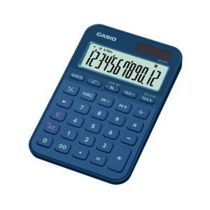 CT2112 | Casio MS-20YC Mini Desk Calculator Navy Blue MS-20YC-NY-W-EP