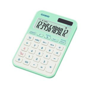 CT2113 | Casio MS-20YC Mini Desk Calculator Light Green