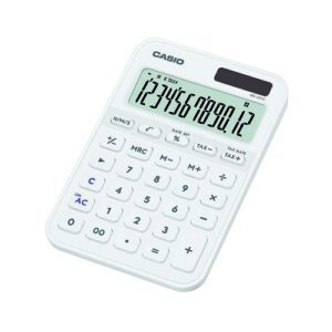 CT2115 | Casio MS-20YC Mini Desk Calculator White MS-20YC-WE-W-EP