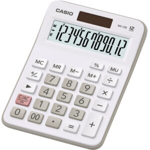 CT2401 | Casio MX-12B 12 Digit Basic Calculator White MX-12B-WE
