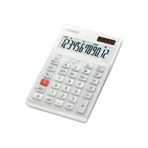 CT2402 | Casio JE-12E 12 Digit Ergonomic Calculator White JE-12E-WE