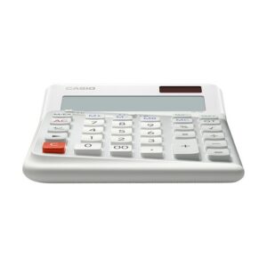 CT2403 | Casio DE-12E 12 Digit Ergonomic Calc Large White DE-12E-WE