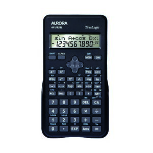 CT2704 | Aurora Black 2-Line Scientific Calculator AX582BL
