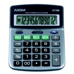 CT9230 | Aurora 12 Digit Semi Desktop Calculator DT398