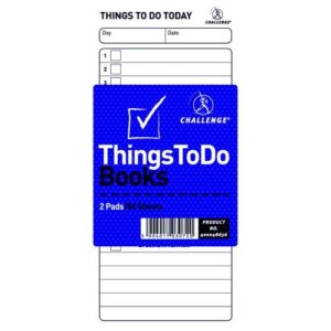 DB7920 | Challenge Bk Things to do Today Wbound Perforated 115pp