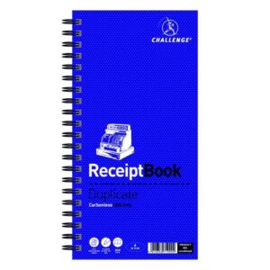 DB7922 | Challenge Duplicate Receipt Book Wirebound 4 Sets 100080056