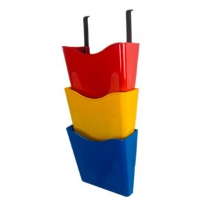 DP1103 | Deflecto Hang Wall Lit Pocket 3PK RDYWBL