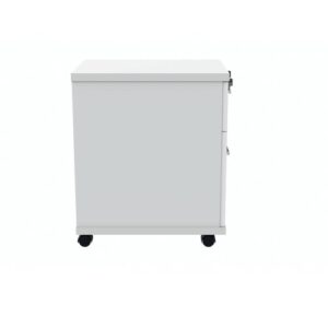 DS1199 | Wooden Mobile Pedestal | 2 Drawers | White