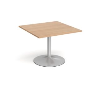 DS1380 | Trumpet Base Square Extension Table Beech