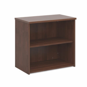 DS1677 | Dams 1 Shelf Bookcase 740H/800W/470D 25mm Top Walnut R740W