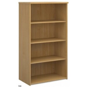 DS1683 | Dams 3 Shelf Bookcase 1440H/800W/470D 25mm Top Oak R1440O