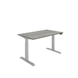 DS2107 | Dm Sit/Stand Desk 1400x800 Goak/Slv