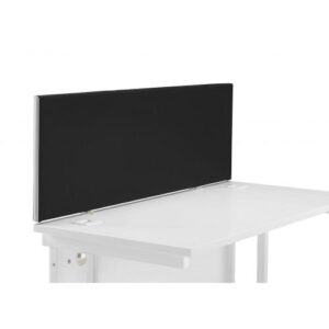 DS2493 | Jemini Black 1200mm Straight Mounted Desk Screen KF78998