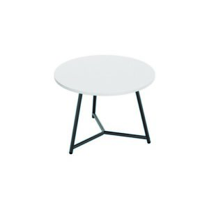 DS4876 | Trinity Table Low 800mm White - Black