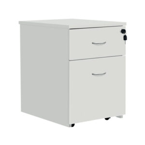 DS4920 | 2 Drawer Mobile Ped - White