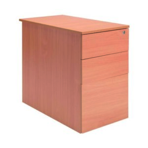 DS4924 | 3 Drawer Desk High Ped - Beech