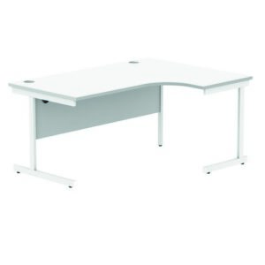 DS4941 | Right Hand Corner Desk 1600X1200 White/White