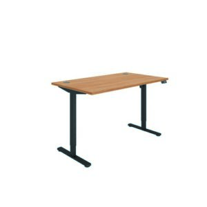 DS4954 | Polaris Single Motor Sit Stand Desk 1400X800 Beech/Black