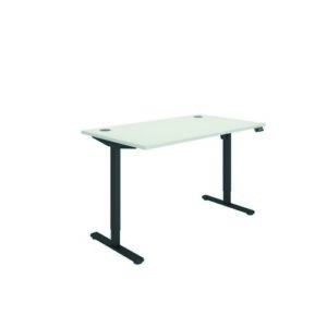 DS4960 | Polaris Single Motor Sit Stand Desk 1400X800 White/Black