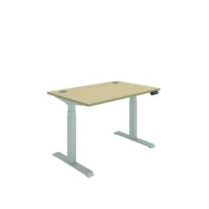 DS4969 | Polaris Dual Motor Sit Stand Desk 1200X800 Oak/Silver