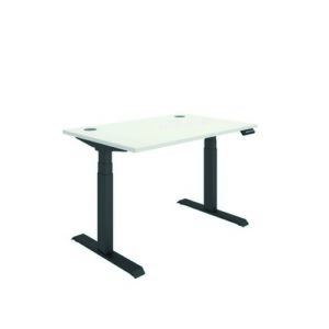 DS4971 | Polaris Dual Motor Sit Stand Desk 1200X800 White/Black