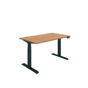 DS4974 | Polaris Dual Motor Sit Stand Desk 1400X800 Beech/Black