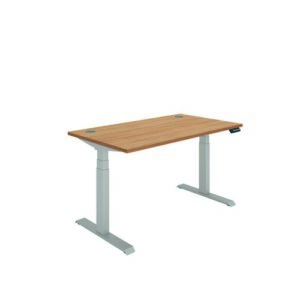 DS4975 | Polaris Dual Motor Sit Stand Desk 1400X800 Beech/Silver