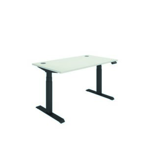 DS4982 | Polaris Dual Motor Sit Stand Desk 1400X800 White/Black