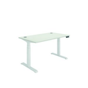 DS4983 | Polaris Dual Motor Sit Stand Desk 1400X800 White/White