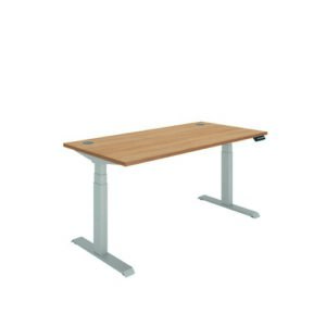 DS4985 | Polaris Dual Motor Sit Stand Desk 1600X800 Beech/Silver