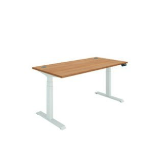 DS4986 | Polaris Dual Motor Sit Stand Desk 1600X800 Beech/White