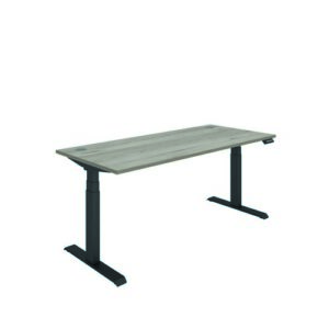 DS4998 | Polaris Dual Motor Sit Stand Desk 1800X800 Grey Oak/Black