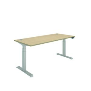 DS5002 | Polaris Dual Motor Sit Stand Desk 1800X800 Oak/Silver