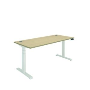 DS5003 | Polaris Dual Motor Sit Stand Desk 1800X800 Oak/White
