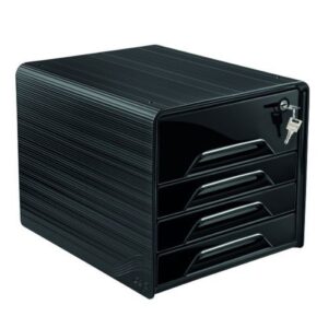 DS5019 | Smoove Secure 4 Drawer Module With Lock Black