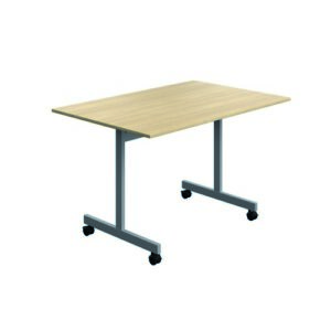 DS5030 | Serrion Connect Tilting Rect Tbl1200X800Oak/Sv