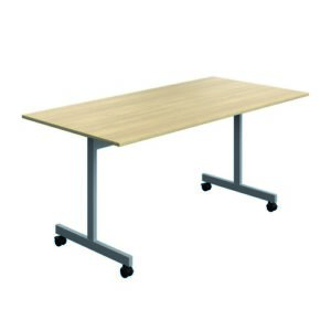 DS5031 | Serrion Connect Tilting Rect Tbl1600X800Oak/Sv