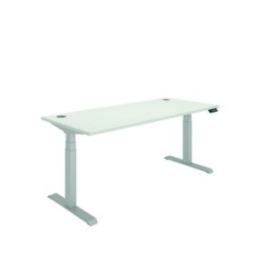 DS5059 | Polaris Dual Motor Sit Stand Desk 1800X800 White/Silver