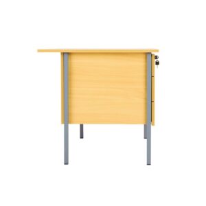 DS5506 | Ff Serrion 1200Mm 4 Leg Desk 3D Ped Oak