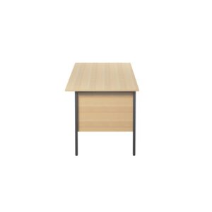 DS5509 | Ff Serrion 1500Mm 4 Leg Dbl Ped Desk Oak