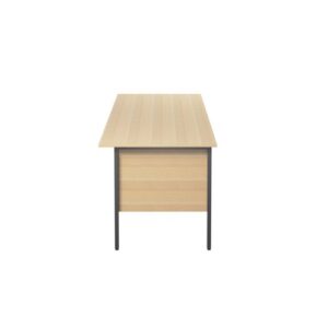 DS5513 | Ff Serrion 4Leg Desk 1800 3D Ped Oak