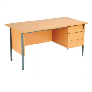 DS5520 | Serrion 1500Mm 4 Leg Desk 3D Ped Ellmau Beech