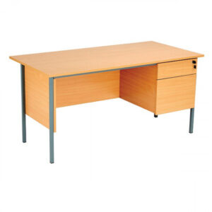 DS5521 | Serrion 1500Mm 4 Leg Desk 2D Ped Ellmau Beech